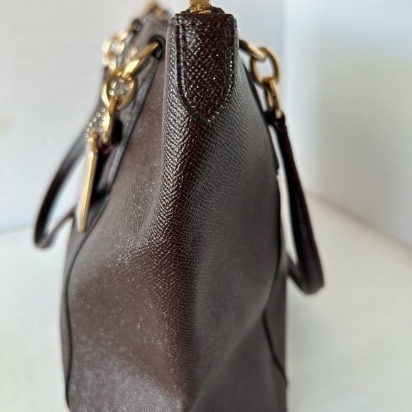 Coach NWOT Ox Blood Leather Ava Tote - Picture 6 of 12